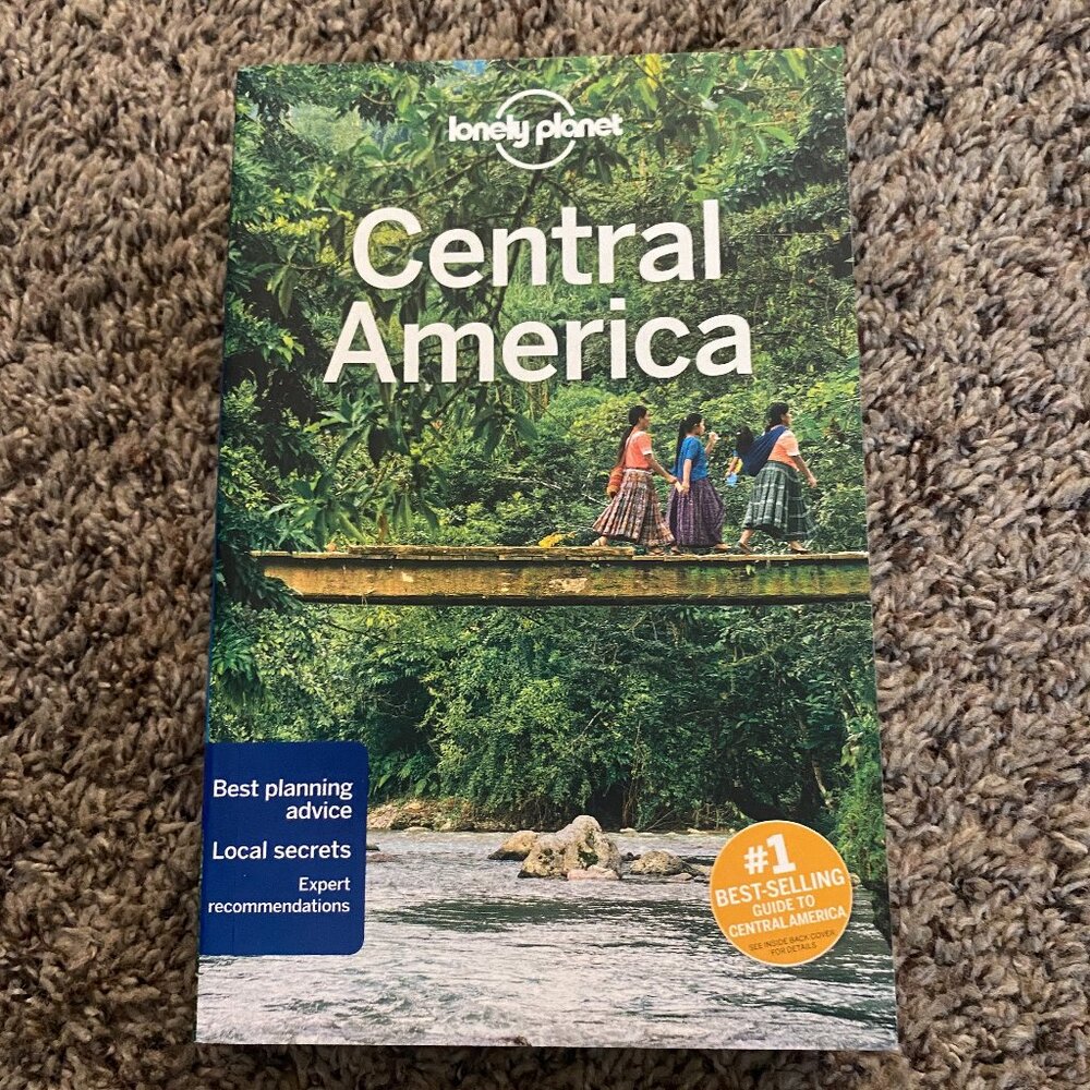 Lonely Planet Central America Guide (Like New)